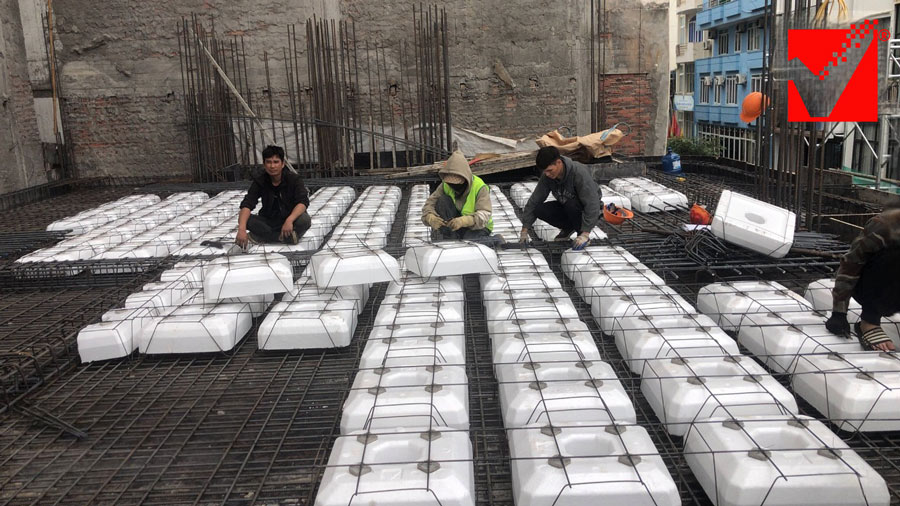 Sàn xốp VRO công trình Vũ Nguyên tại Hải Phòng