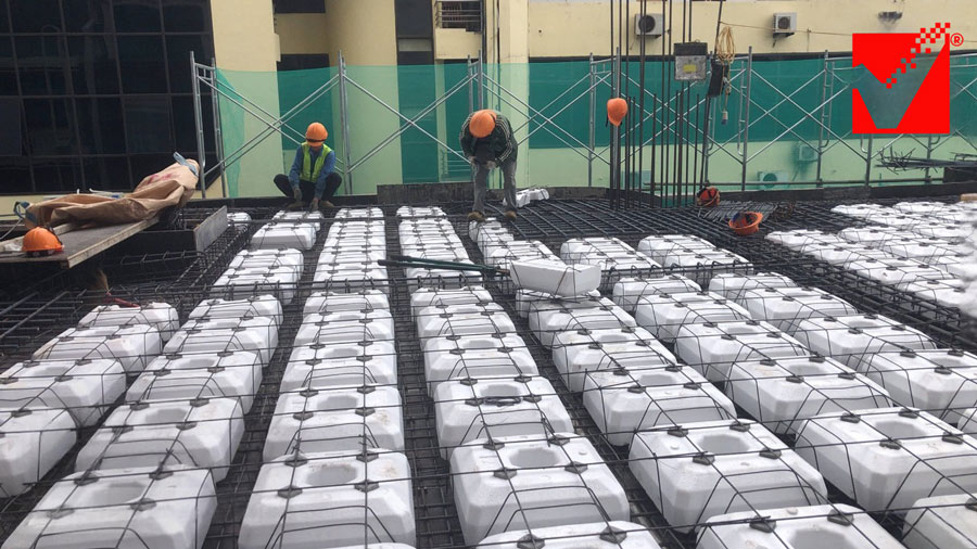 Sàn xốp VRO công trình Vũ Nguyên tại Hải Phòng