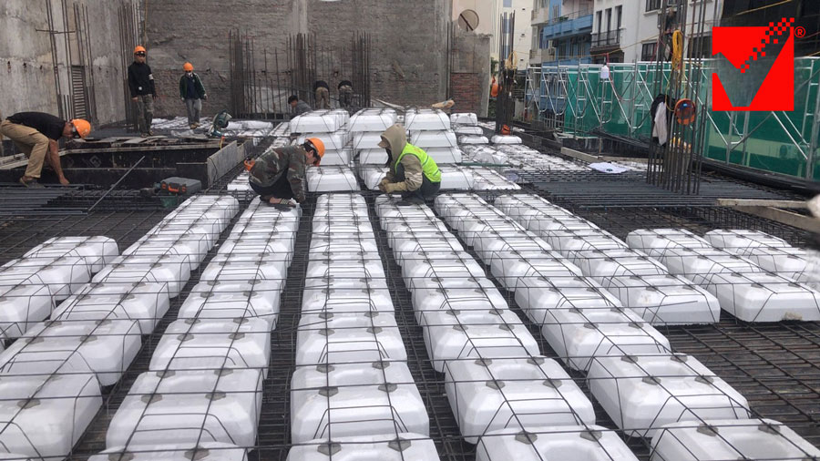 Sàn xốp VRO công trình Vũ Nguyên tại Hải Phòng