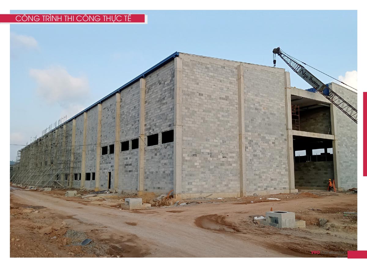 Dự án thi công gạch bê tông nhẹ G-VRO