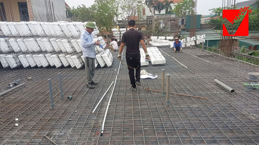 Dự án nhà dân dụng ứng dụng sàn phẳng VRO tại Hà Nam