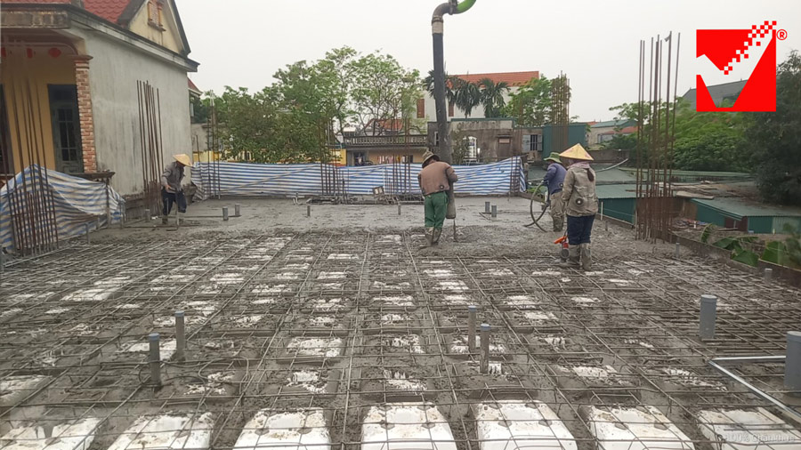Dự án nhà dân dụng ứng dụng sàn phẳng VRO tại Hà Nam