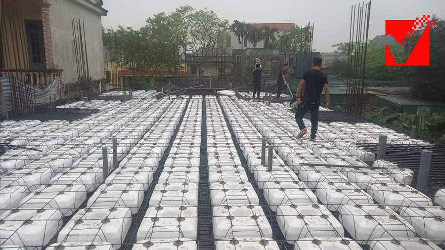 Dự án nhà dân dụng ứng dụng sàn phẳng VRO tại Hà Nam