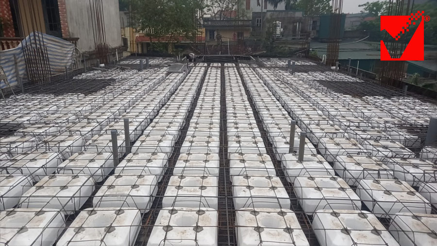 Dự án nhà dân dụng ứng dụng sàn phẳng VRO tại Hà Nam
