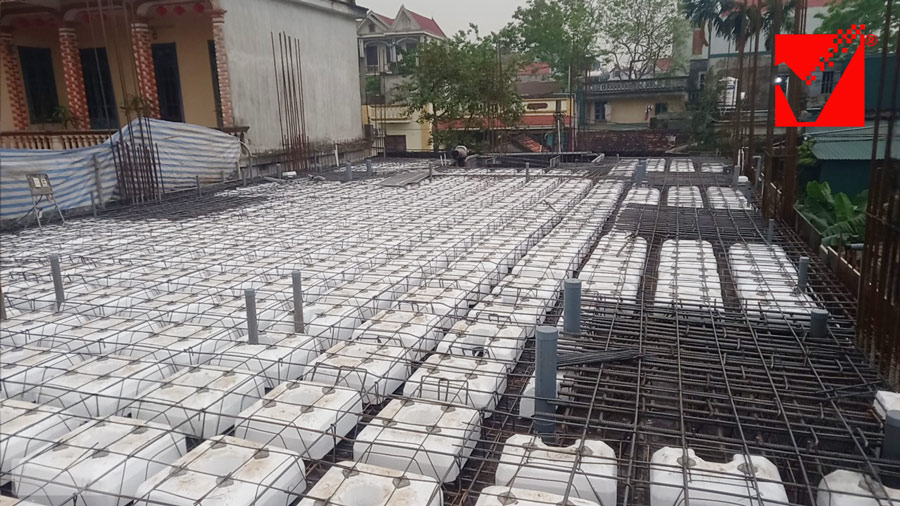 Dự án nhà dân dụng ứng dụng sàn phẳng VRO tại Hà Nam
