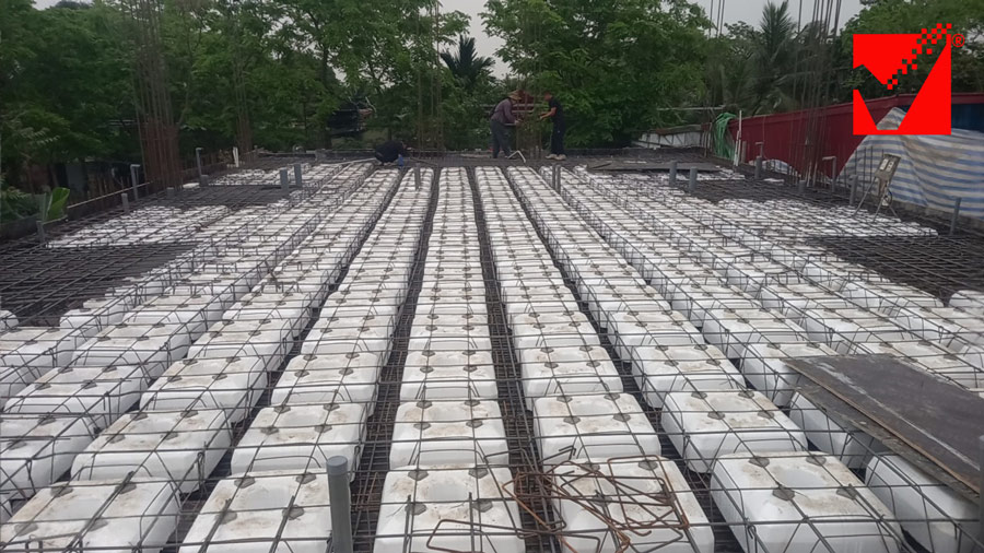 Dự án nhà dân dụng ứng dụng sàn phẳng VRO tại Hà Nam