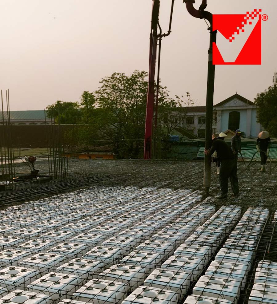 Dự án sàn phẳng Nhà kho chứng từ Vinh