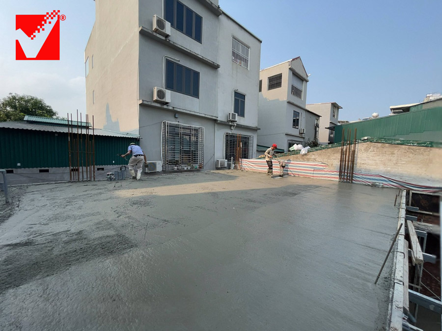 Công trình Minh Luân thi công sàn phẳng VRO vượt nhịp 6.5m
