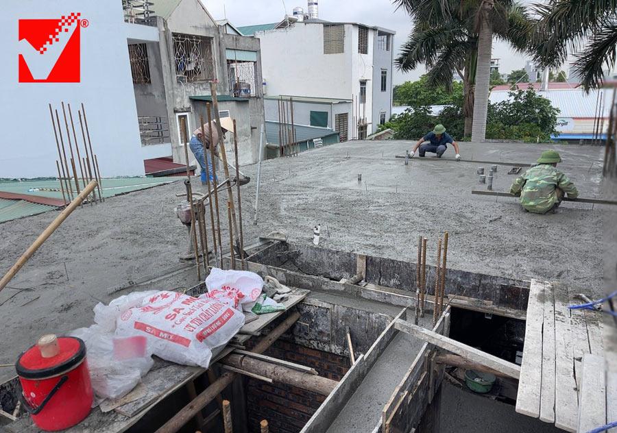Công trình nhà phố ứng dụng sàn phẳng VRO