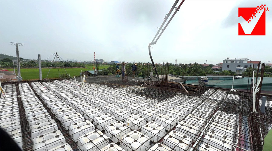 Dự án sàn xốp VRO Ngân hàng Agribank Bình Khê