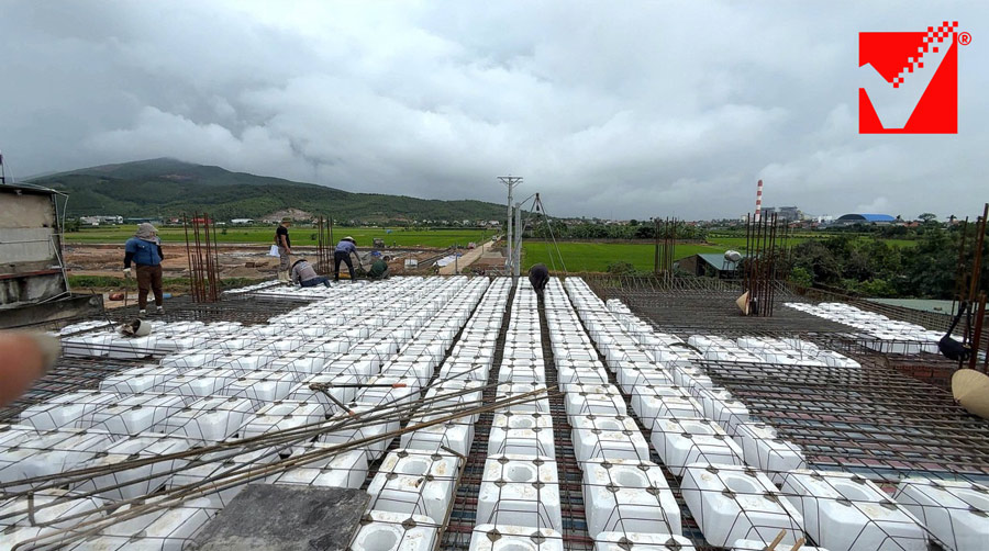 Dự án sàn xốp VRO Ngân hàng Agribank Bình Khê