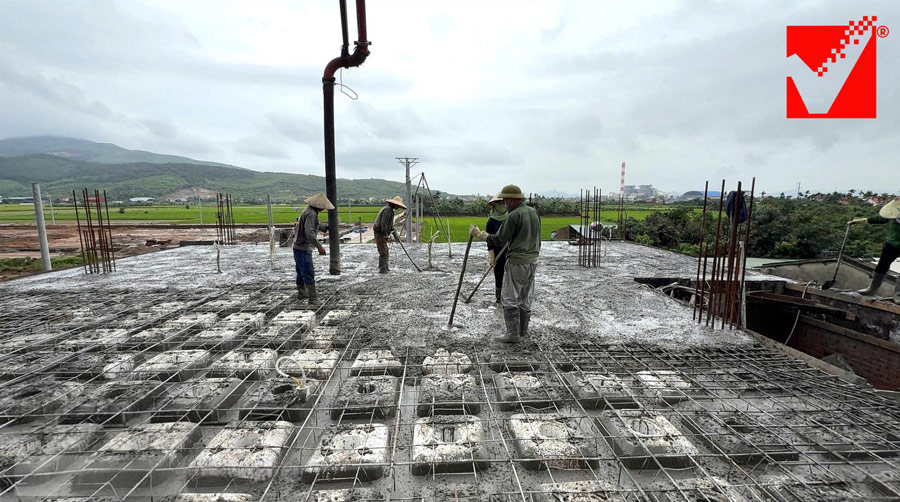 Dự án sàn xốp VRO Ngân hàng Agribank Bình Khê