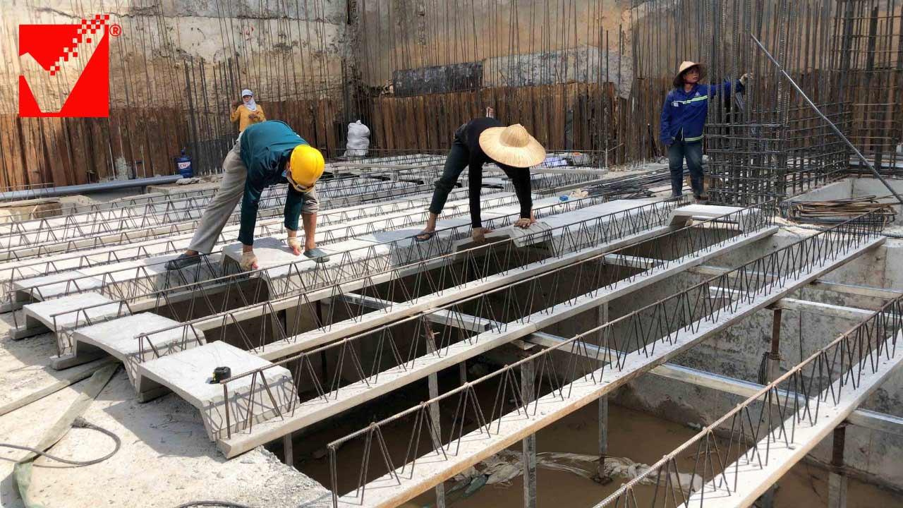 Tấm bê tông nhẹ làm sàn chịu lực tốt