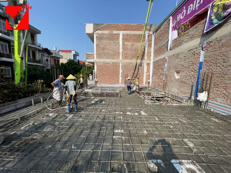 Thi công sàn xốp VRO công trình Quang Lâm - BG