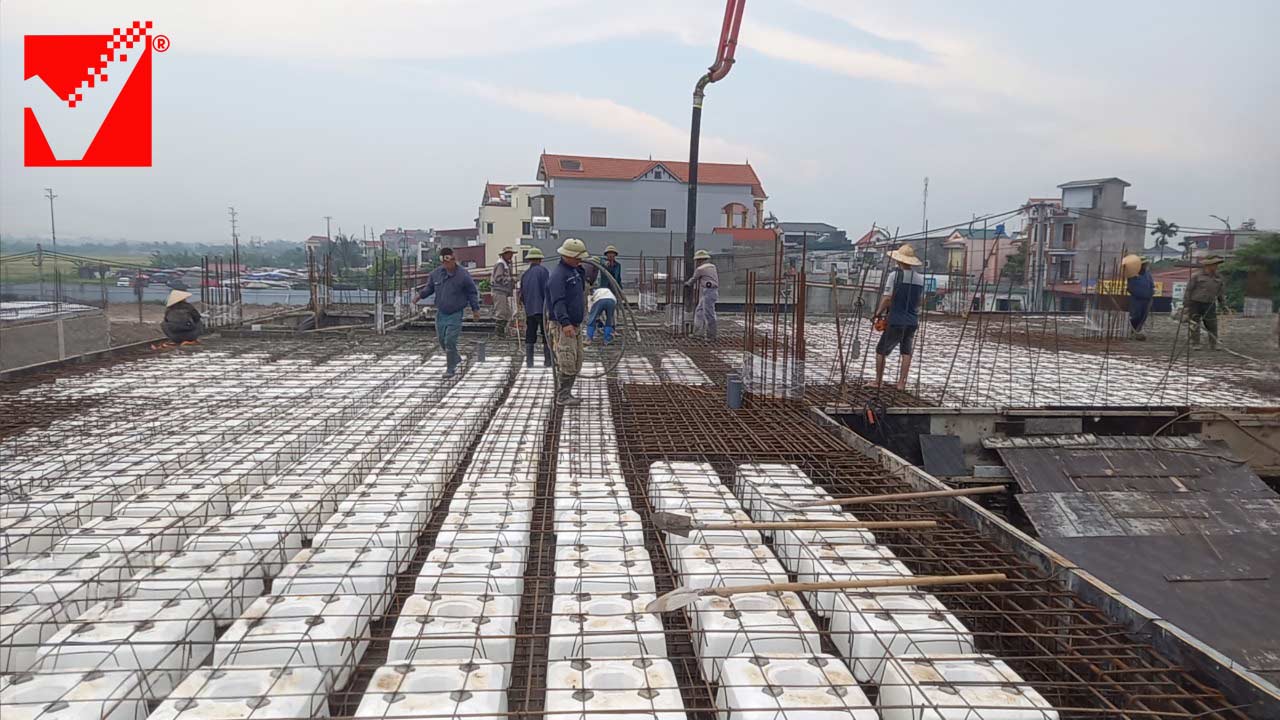 Dự án sàn phẳng không dầm VRO Chợ Ninh Giang - Hải Dương