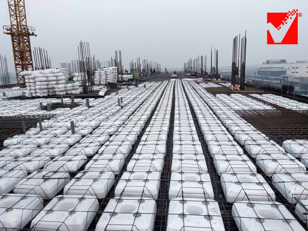 Hình ảnh thực thế thi công sàn xốp VRO