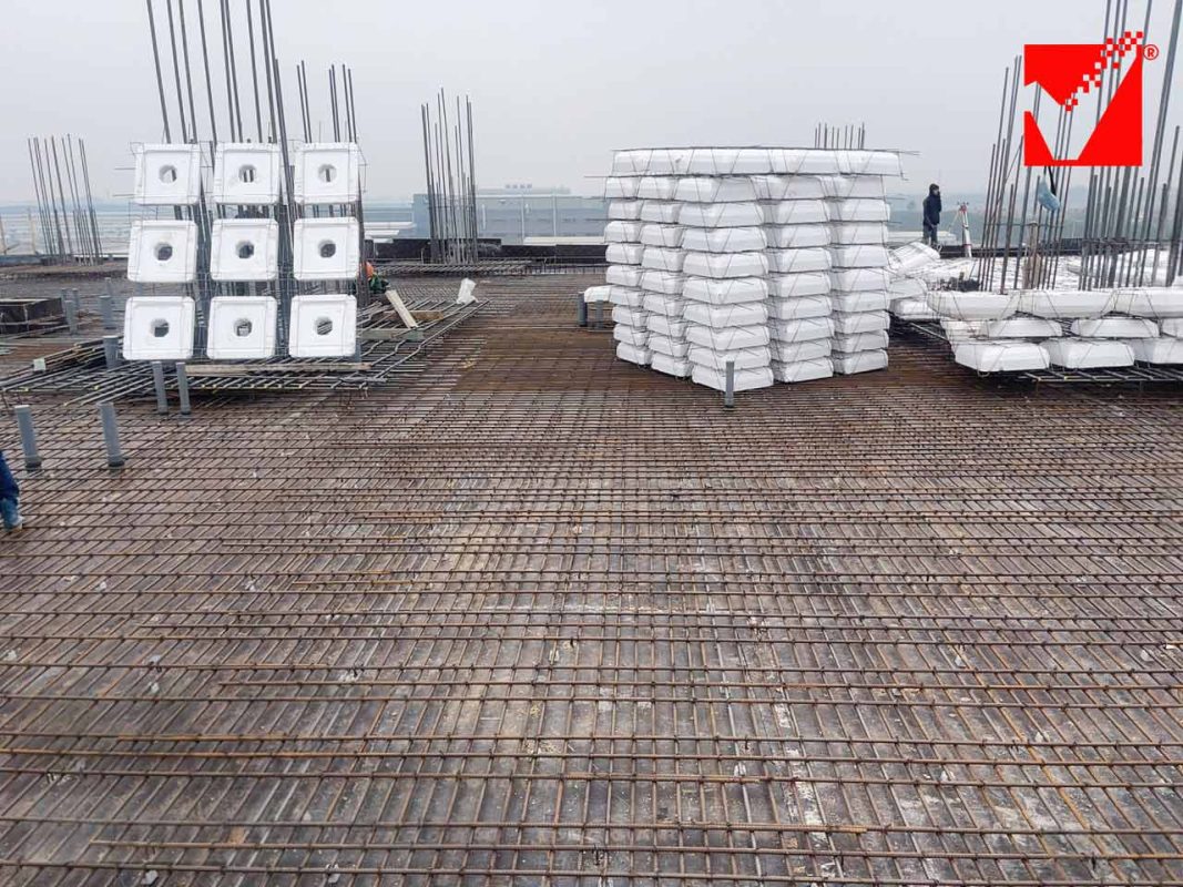 Hình ảnh thực thế thi công sàn xốp VRO