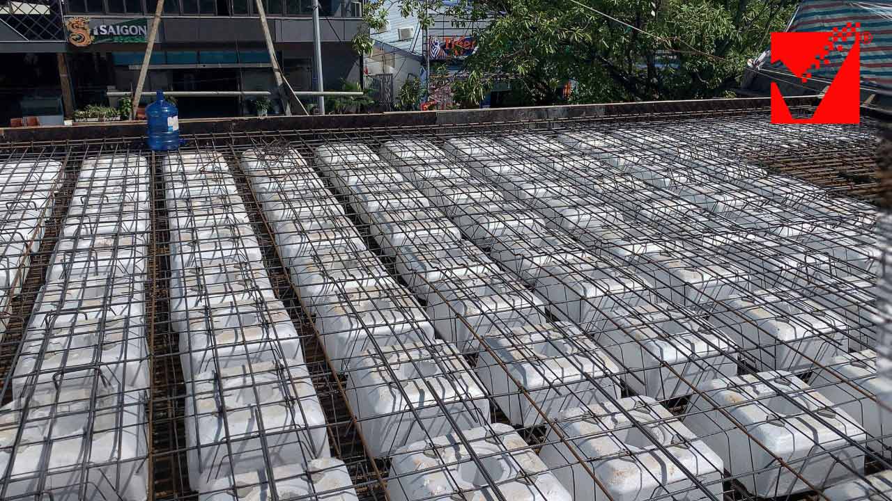 Sàn phẳng không dầm VRO công trình Gia Lộc tại Hải Phòng