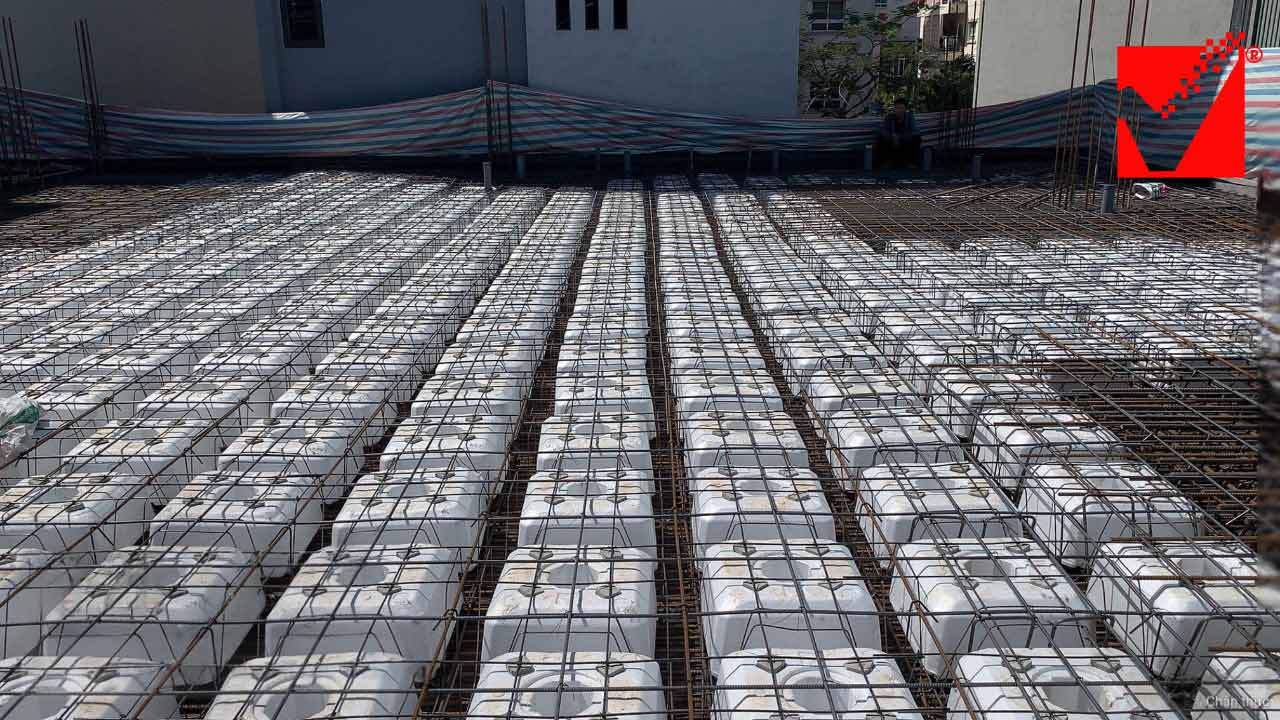 Sàn phẳng không dầm VRO công trình Gia Lộc tại Hải Phòng