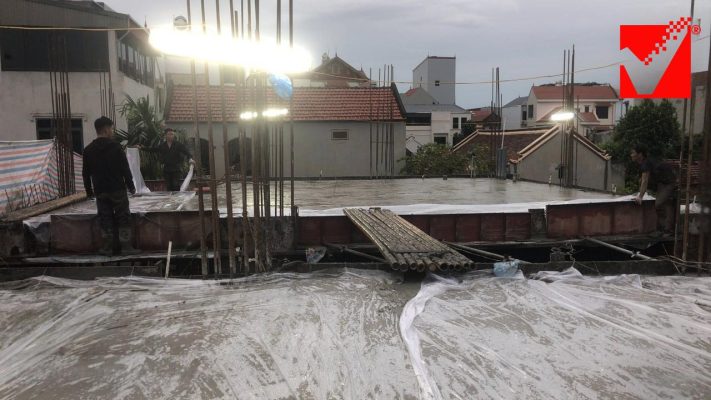 Sàn xốp không dầm VRO công trình Mạnh Hải tại Hoài Đức