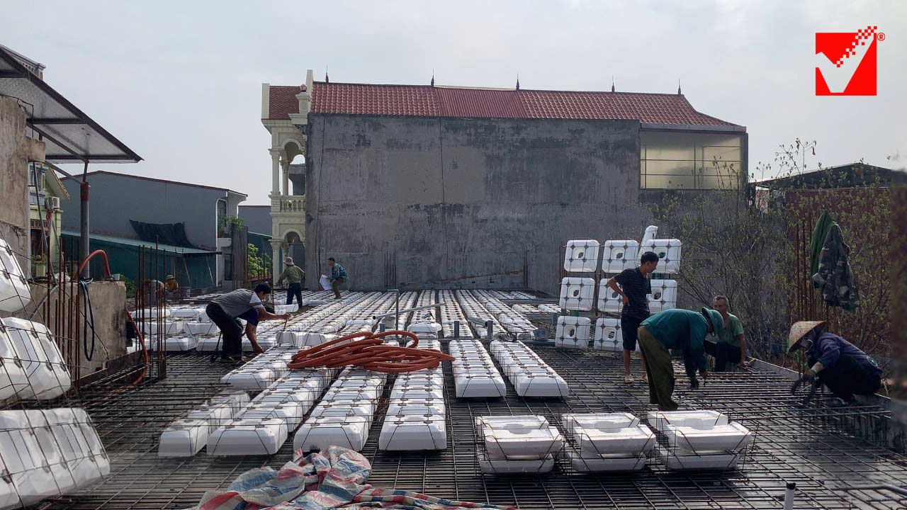 Dự án sàn phẳng VRO công trình Quốc Tuấn - BN