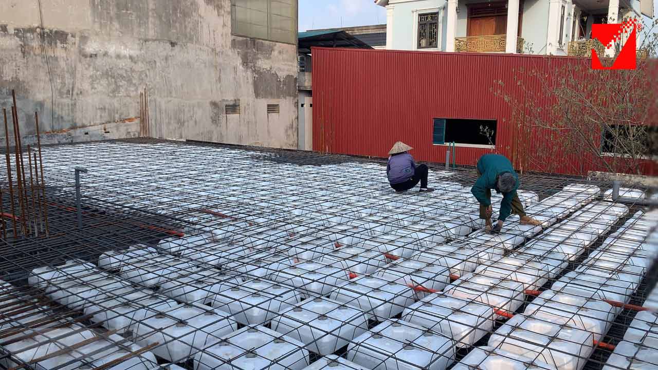 Dự án sàn phẳng VRO công trình Quốc Tuấn - BN