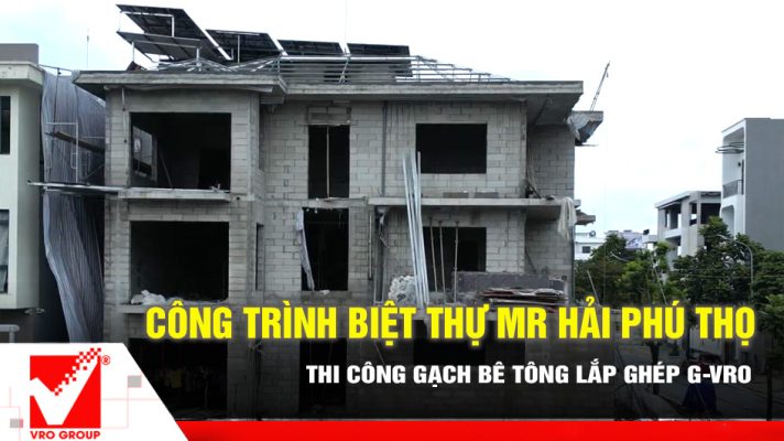Công trình biệt thự Mr Hải tại Phú Thọ