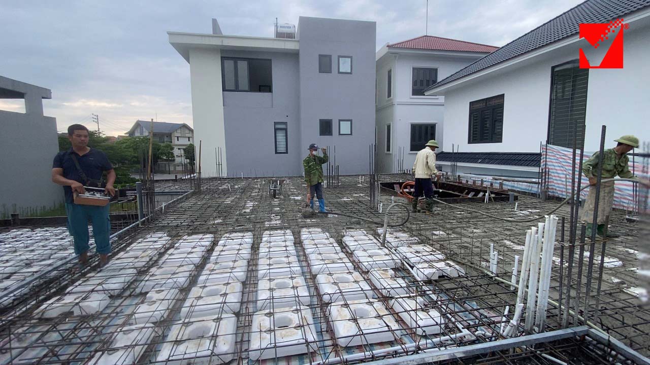 Dự án sàn phẳng VRO công trình Đức Hải tại Phú Thọ