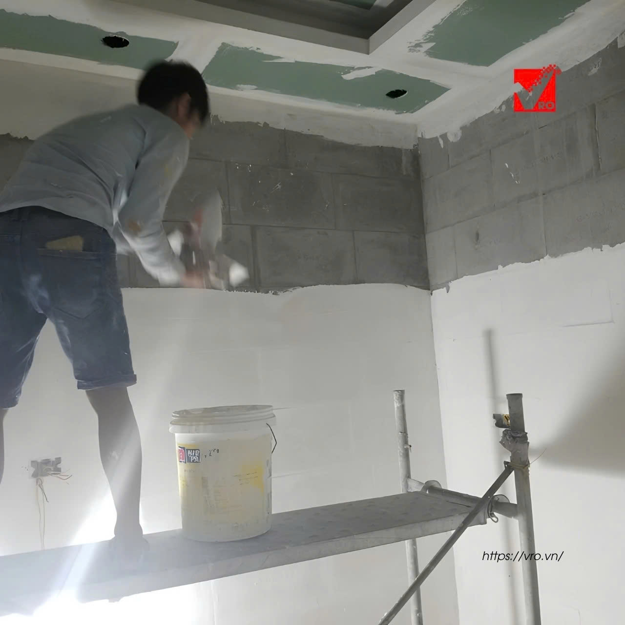 Gạch G-VRO xây nhà phố