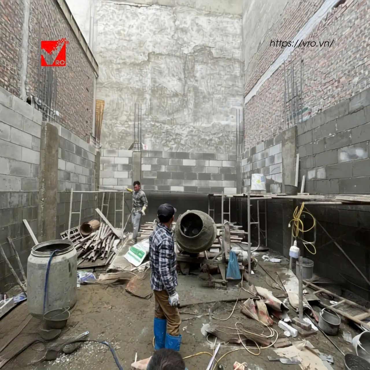 Gạch G-VRO xây nhà phố