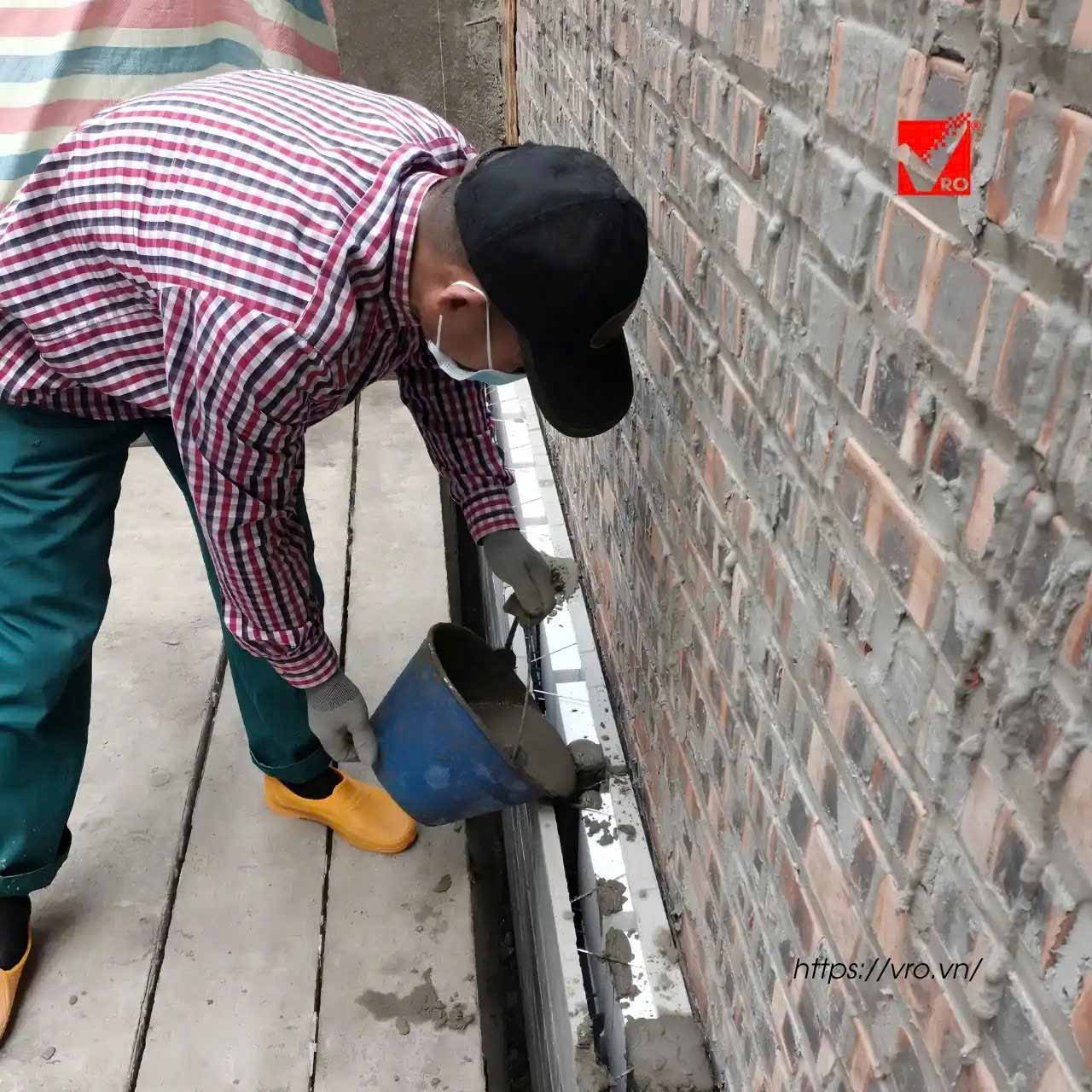 Gạch G-VRO xây nhà phố