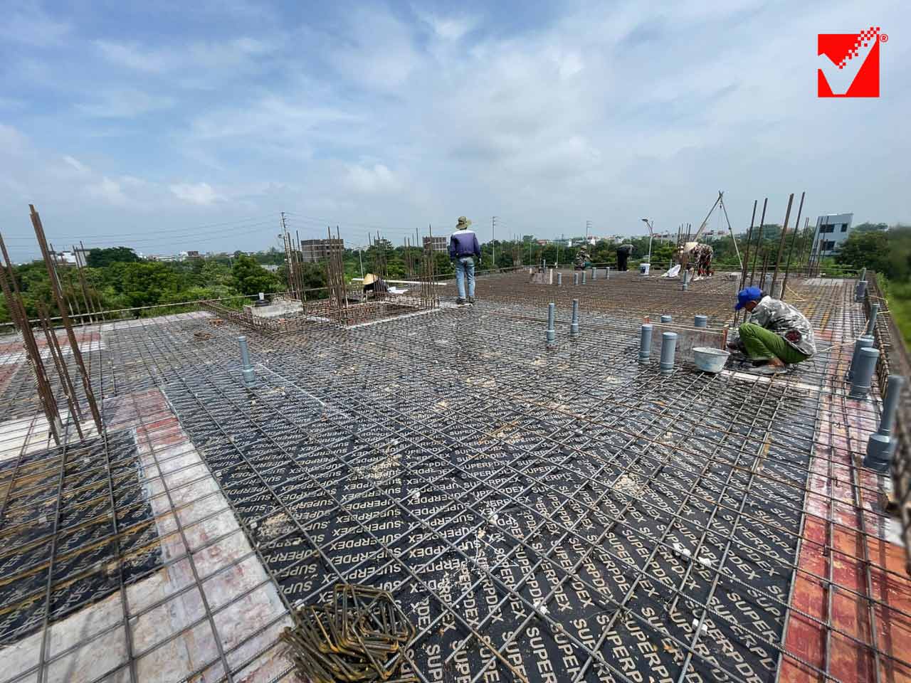Sàn lõi xốp S-VRO công trình Dương Thám - Hà Nam