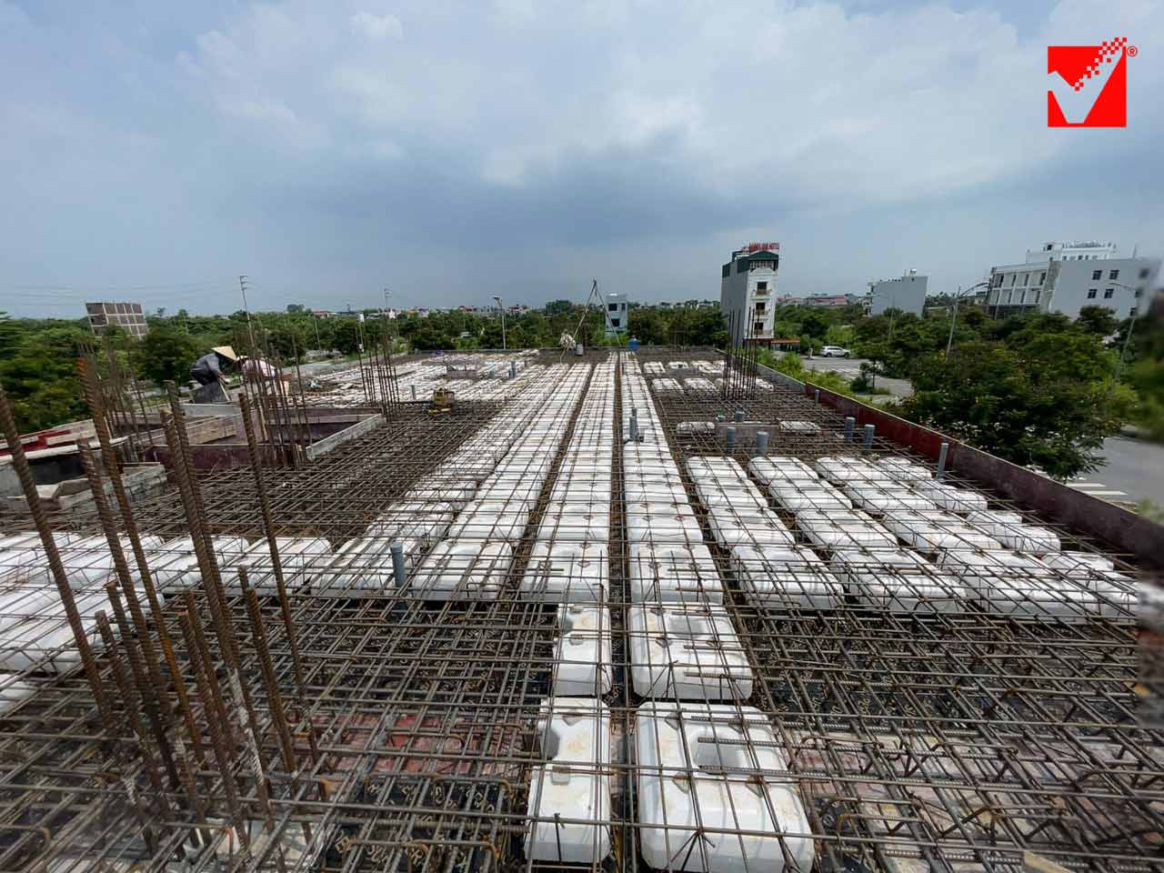 Sàn lõi xốp S-VRO công trình Dương Thám - Hà Nam