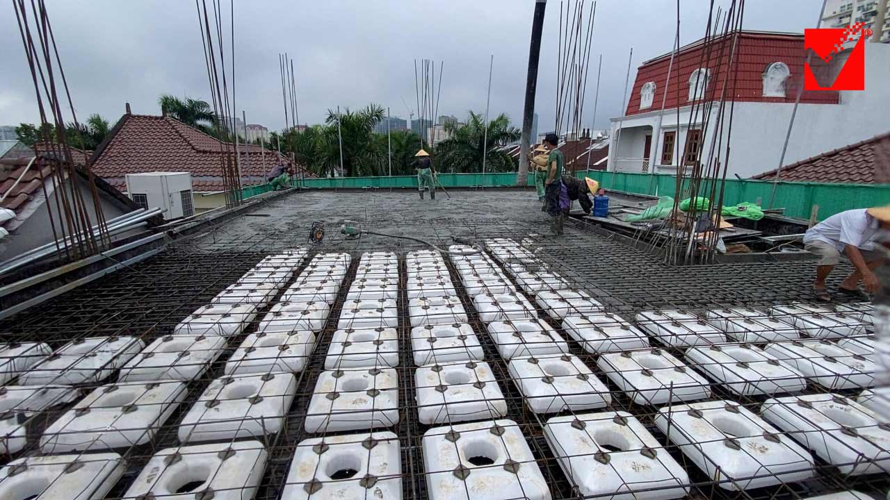 Sàn phẳng VRO công trình Đức Dũng - Ciputra