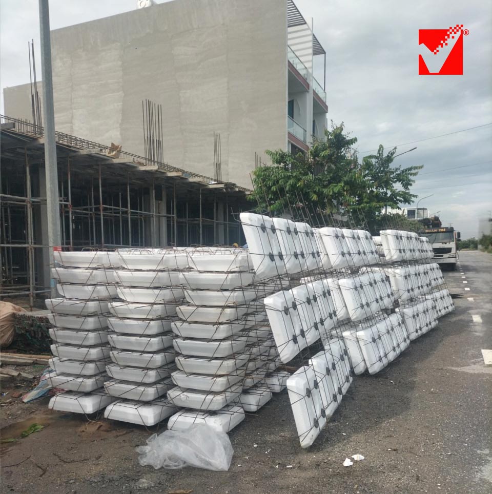 Sàn VRO công trình Nhà liền kề KĐT Liêm Chính - Hà Nam