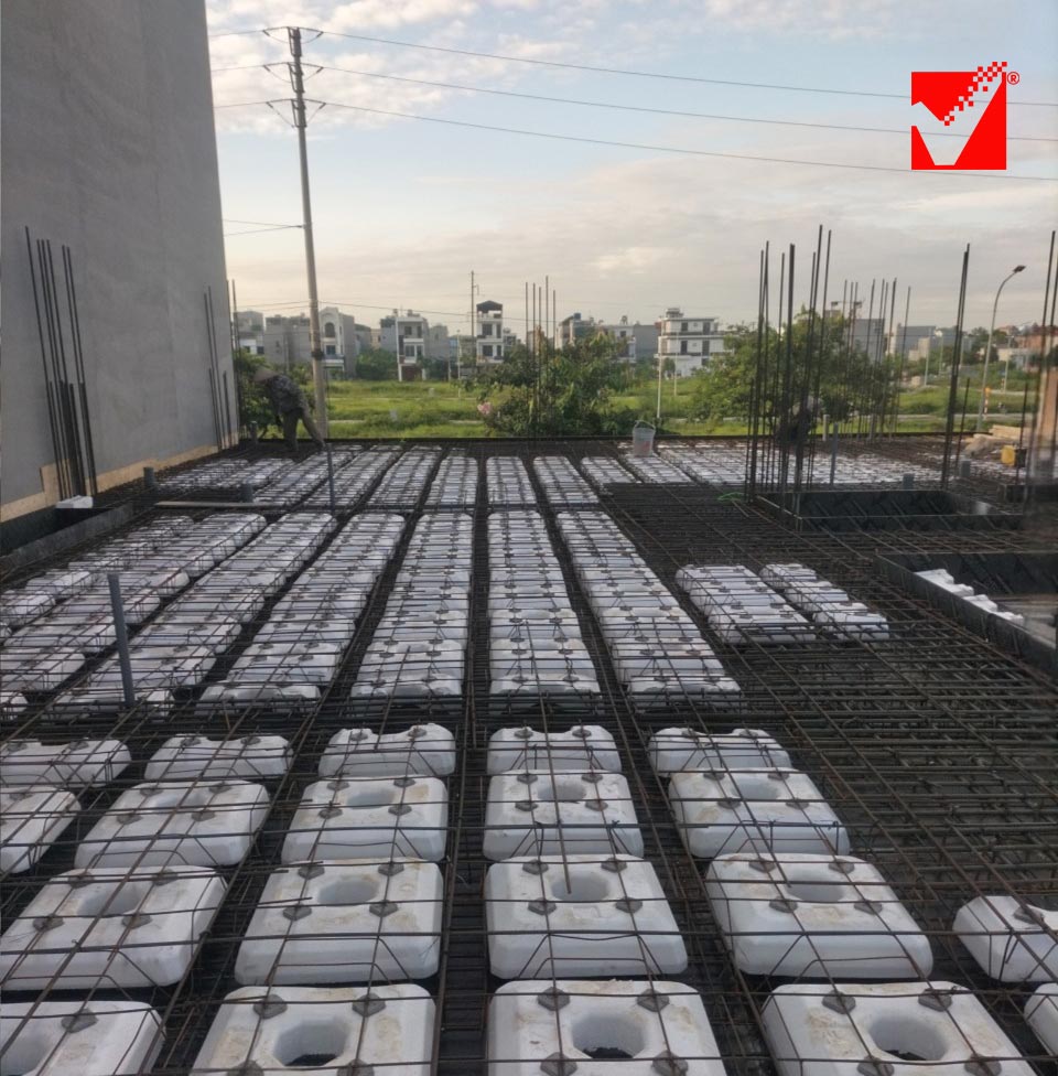 Sàn VRO công trình Nhà liền kề KĐT Liêm Chính - Hà Nam