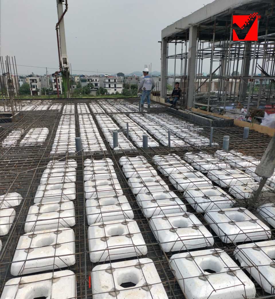 Sàn VRO công trình Nhà liền kề KĐT Liêm Chính - Hà Nam
