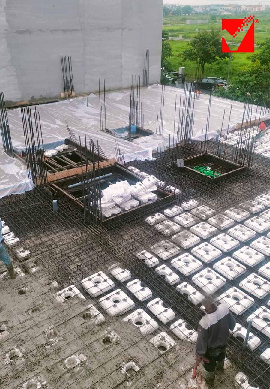 Sàn VRO công trình Nhà liền kề KĐT Liêm Chính - Hà Nam