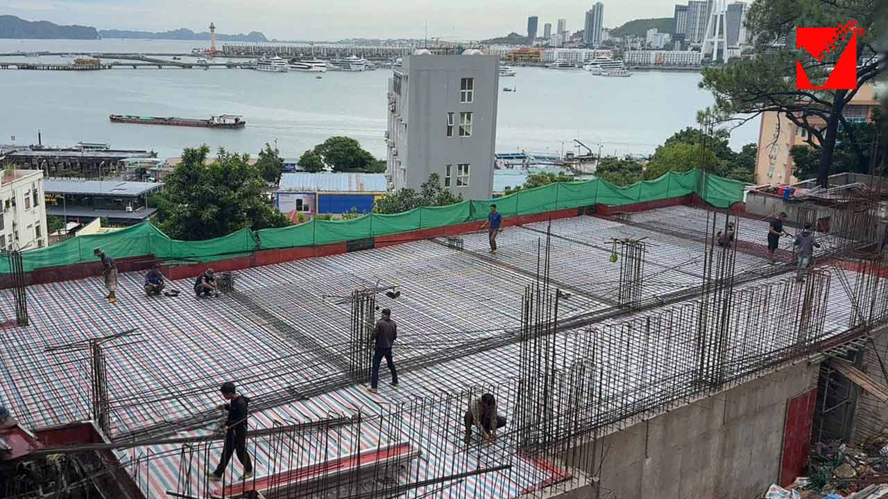 Dự án Sun Villa Hạ Long thi công sàn phẳng VRO