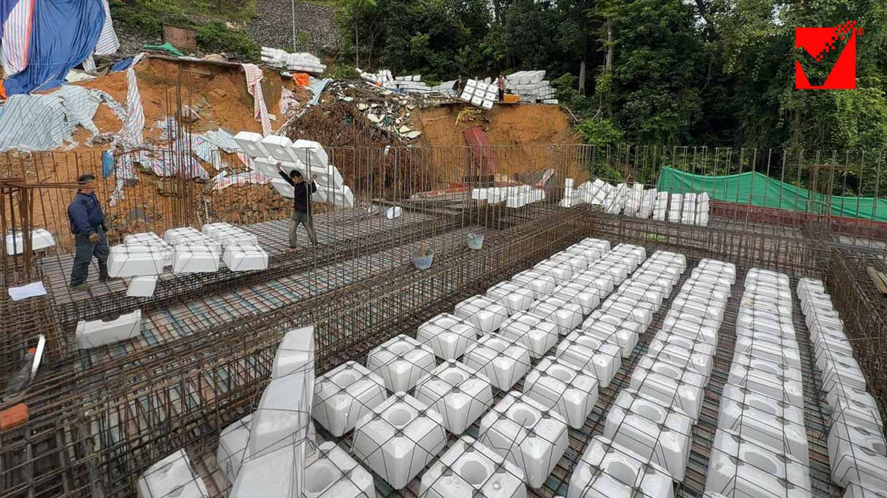 Dự án Sun Villa Hạ Long thi công sàn phẳng VRO