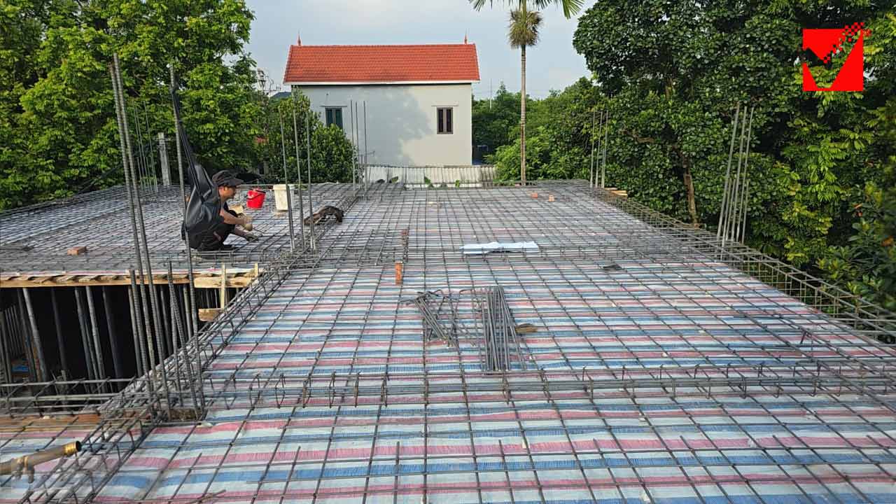 Sàn xốp công trình Nguyễn Hưng - Chương Mỹ, HN