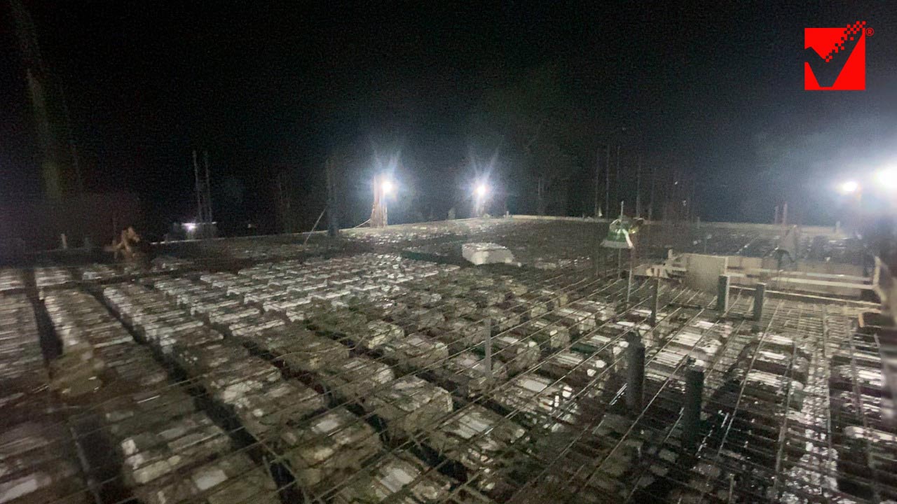 Thi công sàn hộp xốp VRO công trình Tuân Trang - Tuyên Quang