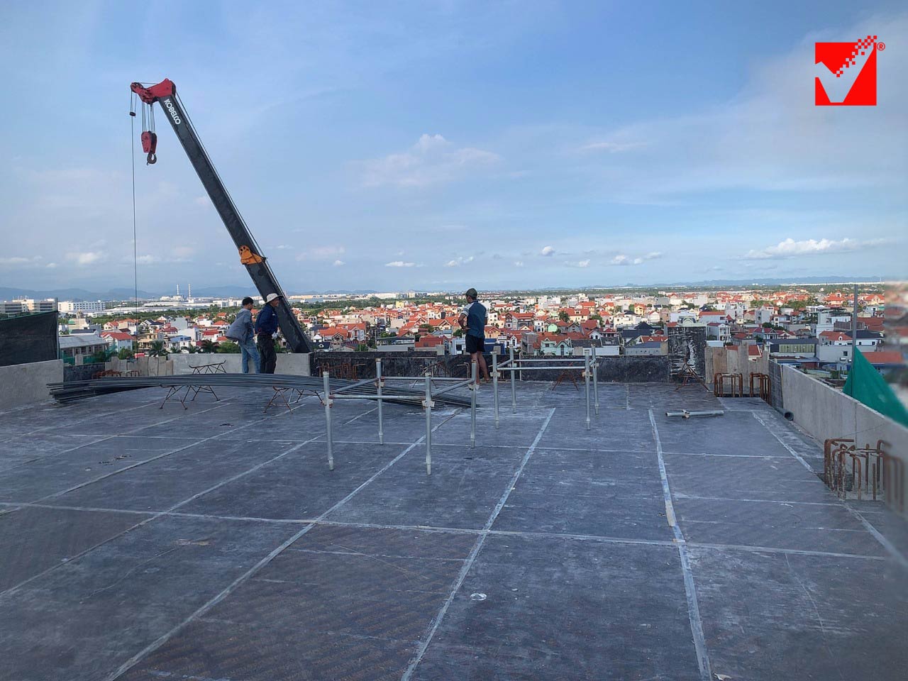 Thi công sàn xốp VRO công trình Duy Cương - Hải Phòng