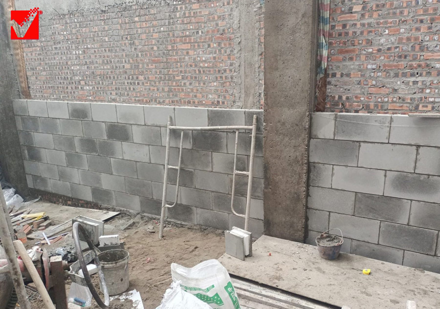 Gạch xây không trát, tường gạch không trát