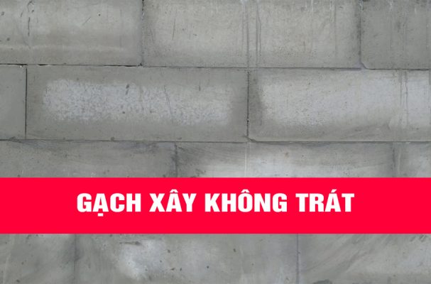 Gạch xây không trát, tường gạch không trát