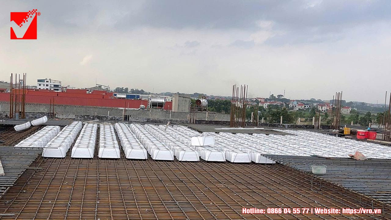 Sàn phẳng VRO dự án TTTM & Dịch vụ Bắc Giang