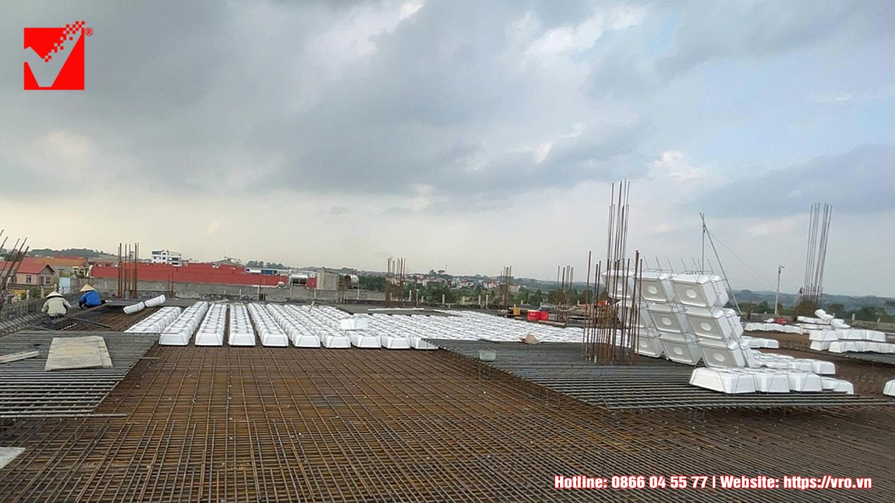 Sàn phẳng VRO dự án TTTM & Dịch vụ Bắc Giang