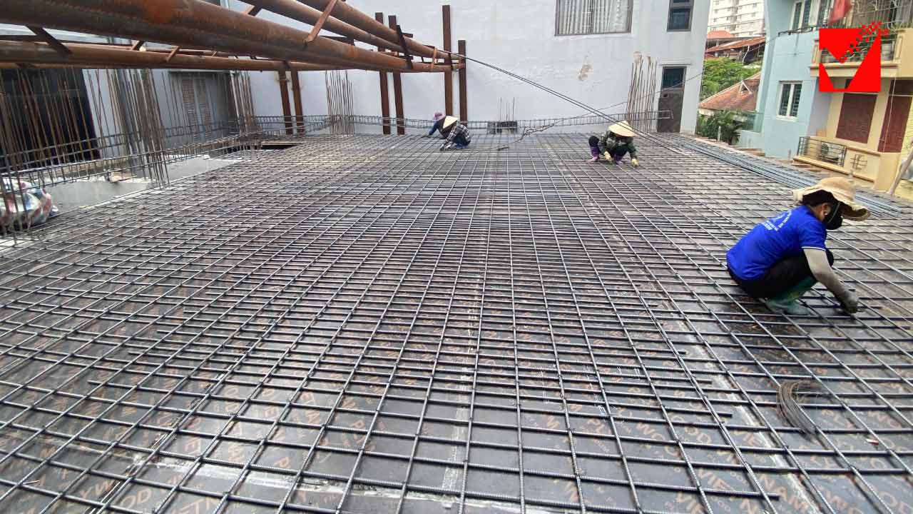 Sàn rỗng lõi xốp VRO công trình Thu Hương - Hà Nội