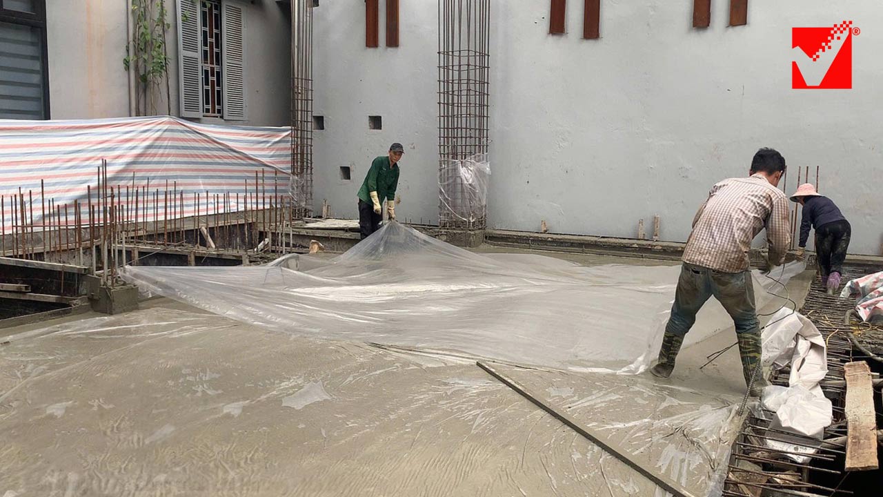 Sàn rỗng lõi xốp VRO công trình Thu Hương - Hà Nội